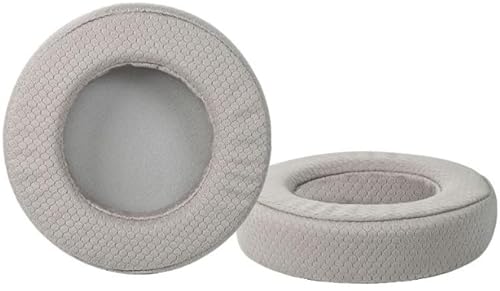 Joghaw Ersatz-Ohrpolster für AKG K701/K702/Q701/Q702/K601/K612/K712 Kopfhörer, Premium-Fußball-Mesh-Kissenbezüge mit Memory-Schaum, einfaches Aufstecken, Grau Joghaw Ersatz-Ohrpolster für AKG K701/K702/Q701/Q702/K601/K612/K712 Kopfhörer, Premium-Fußball-Mesh-Kissenbezüge mit Memory-Schaum, einfaches Aufstecken, Grau von Joghaw