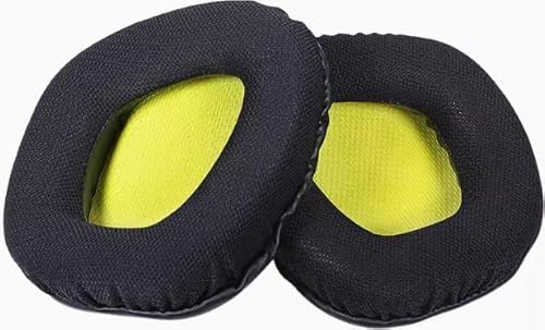 Joghaw Ersatz-Ohrpolster für Corsair Void, Void Pro, Void Elite Kopfhörer, weiches Netzgewebe und Memory-Schaum-Kissen, Schwarz und Gelb Joghaw Ersatz-Ohrpolster für Corsair Void, Void Pro, Void Elite Kopfhörer, weiches Netzgewebe und Memory-Schaum-Kissen, Schwarz und Gelb von Joghaw