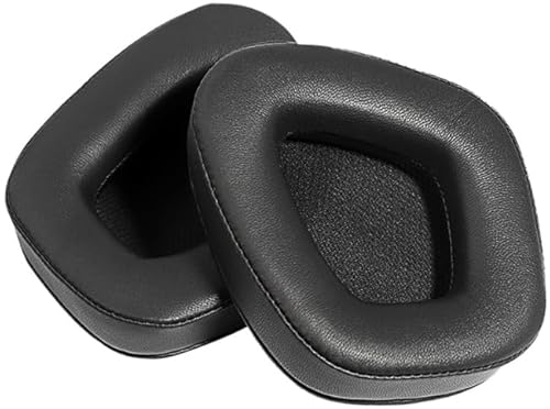 Joghaw Ersatz-Ohrpolster für Corsair Void, Void Pro, Void Elite Kopfhörer, weiches Schaffellleder und Memory-Schaum-Kissen, Schwarz Joghaw Ersatz-Ohrpolster für Corsair Void, Void Pro, Void Elite Kopfhörer, weiches Schaffellleder und Memory-Schaum-Kissen, Schwarz von Joghaw