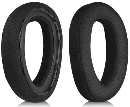 Joghaw Ersatz-Ohrpolster für HIFIMAN Edition X/Edition XS/Ananda/HE1000SE/Arya Kopfhörer, atmungsaktives Netzgewebe mit weichem Memory-Schaum, Schwarz Joghaw Ersatz-Ohrpolster für HIFIMAN Edition X/Edition XS/Ananda/HE1000SE/Arya Kopfhörer, atmungsaktives Netzgewebe mit weichem Memory-Schaum, Schwarz von Joghaw