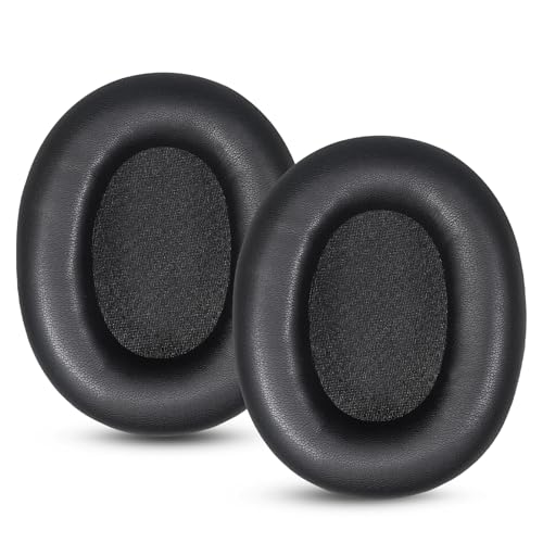Joghaw Ersatz-Ohrpolster für Kopfhörer, kompatibel mit Sony INZONE H9(WH-G900N) H7(WH-G700), Premium-Proteinleder-Kissen mit weichem Memory-Schaum für Komfort, Schwarz von Joghaw
