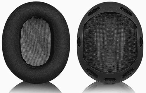Joghaw Ersatz-Ohrpolster für Kopfhörer, kompatibel mit Sony MDR-1A/MDR-1ADAC, hochwertige, atmungsaktive Netzkissen mit weichem Memory-Schaum für Komfort, Schwarz Joghaw Ersatz-Ohrpolster für Kopfhörer, kompatibel mit Sony MDR-1A/MDR-1ADAC, hochwertige, atmungsaktive Netzkissen mit weichem Memory-Schaum für Komfort, Schwarz von Joghaw