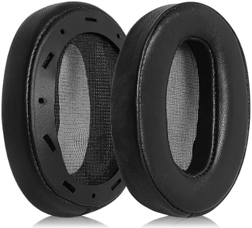 Joghaw Ersatz-Ohrpolster für Kopfhörer, kompatibel mit Sony MDR-1AM2, Premium-Kissen aus Schaffell mit weichem Memory-Schaum für Komfort, Schwarz Joghaw Ersatz-Ohrpolster für Kopfhörer, kompatibel mit Sony MDR-1AM2, Premium-Kissen aus Schaffell mit weichem Memory-Schaum für Komfort, Schwarz von Joghaw