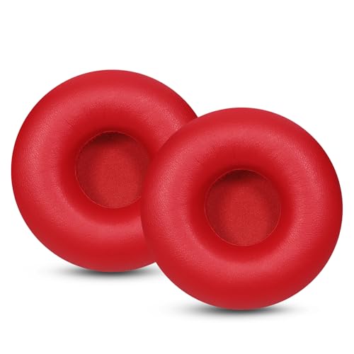 Joghaw Ersatz-Ohrpolster für Kopfhörer, kompatibel mit Sony MDR-XB450AP/MDR-XB550, Premium-Proteinleder-Kissen mit weichem Memory-Schaum für Komfort, Rot Joghaw Ersatz-Ohrpolster für Kopfhörer, kompatibel mit Sony MDR-XB450AP/MDR-XB550, Premium-Proteinleder-Kissen mit weichem Memory-Schaum für Komfort, Rot von Joghaw