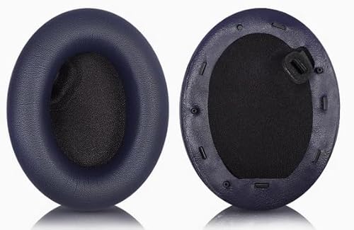 Joghaw Ersatz-Ohrpolster für Kopfhörer, kompatibel mit Sony WH-1000xm4, Premium-Proteinleder-Kissen mit weichem Memory-Schaum für Komfort, Blau Joghaw Ersatz-Ohrpolster für Kopfhörer, kompatibel mit Sony WH-1000xm4, Premium-Proteinleder-Kissen mit weichem Memory-Schaum für Komfort, Blau von Joghaw