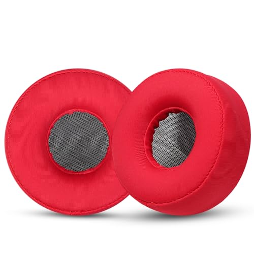 Joghaw Ersatz-Ohrpolster für Kopfhörer, kompatibel mit Sony WH-H800, Premium-Eisseide-Kissen mit weichem Memory-Schaum für Komfort, Rot Joghaw Ersatz-Ohrpolster für Kopfhörer, kompatibel mit Sony WH-H800, Premium-Eisseide-Kissen mit weichem Memory-Schaum für Komfort, Rot von Joghaw