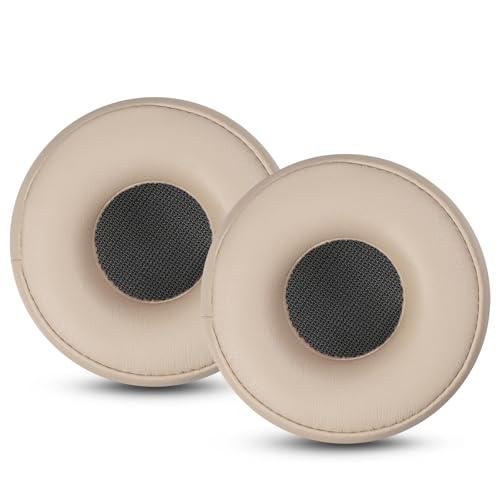 Joghaw Ersatz-Ohrpolster für Kopfhörer, kompatibel mit Sony WH-H800, Premium-Proteinleder-Kissen mit weichem Memory-Schaum für Komfort, Gold von Joghaw