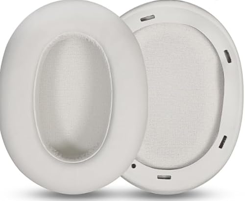 Joghaw Ersatz-Ohrpolster für Kopfhörer, kompatibel mit Sony WH-ULT900N, Premium-Proteinleder-Kissen mit weichem Memory-Schaum für Komfort, cremefarben Joghaw Ersatz-Ohrpolster für Kopfhörer, kompatibel mit Sony WH-ULT900N, Premium-Proteinleder-Kissen mit weichem Memory-Schaum für Komfort, cremefarben von Joghaw