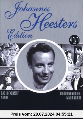 Johannes Heesters Edition - 4 DVD Box (Das Hofkonzert - Frech und verliebt - Immer nur du - Nanon) von Johannes Heesters