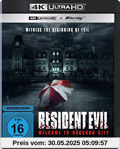 Resident Evil: Welcome to Raccoon City (4K Ultra HD) (+ Blu-ray 2D) von Johannes Roberts