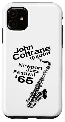 John Coltrane Newport Jazz Festival 1965 Schwarzer Druck Hülle für iPhone 11 John Coltrane Newport Jazz Festival 1965 Schwarzer Druck Hülle für iPhone 11 von John Coltrane
