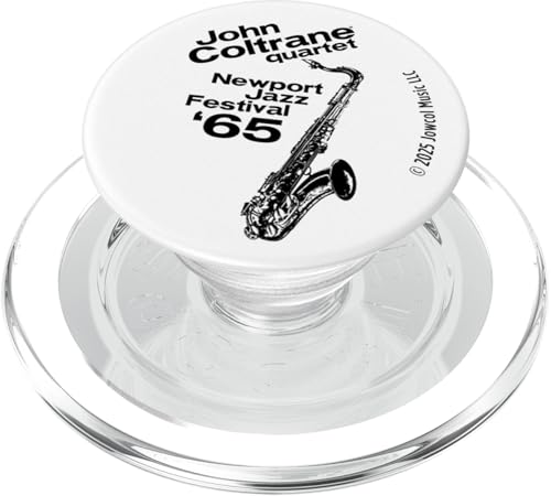 John Coltrane Newport Jazz Festival 1965 Schwarzer Druck PopSockets PopGrip für MagSafe John Coltrane Newport Jazz Festival 1965 Schwarzer Druck PopSockets PopGrip für MagSafe von John Coltrane