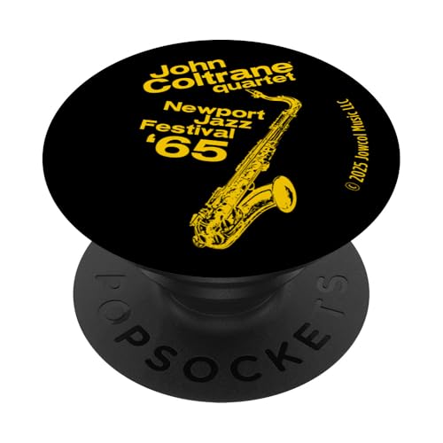 John Coltrane Newport Jazz Festival 1965 gelber Druck PopSockets Klebender PopGrip John Coltrane Newport Jazz Festival 1965 gelber Druck PopSockets Klebender PopGrip von John Coltrane