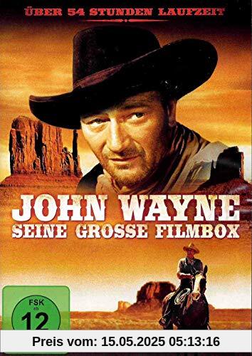 John Wayne: Seine große Film-Box mit 48 legendären Filmen - Die Westernlegende in actionreichen Western Klassikern - Collection mit 54 Stunden Laufzeit [15 DVDs] von John Ford