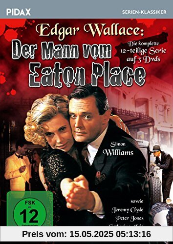 Edgar Wallace: Der Mann vom Eaton Place / Die komplette 12-teilige Krimiserie nach Edgar Wallace (Pidax Serien-Klassiker) [3 DVDs] von John Frankau