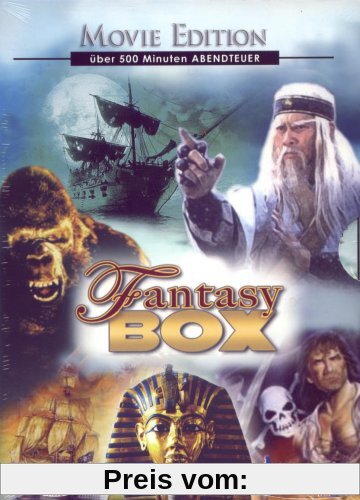 Fantasy Box : Der Adler mit der Silberkralle - King Kong lebt - Im Tempel der weißen Elefanten - Wizard Of The Lost Kingdom - Die Mumie schlägt zurück - Freibeuter der Karibik - 6 Filme auf 2 DVDs von John Guillermin