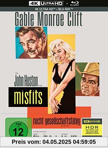 Misfits - Nicht gesellschaftsfähig - 2-Disc Limited Collector's Edition im Mediabook (4K Ultra HD) (+ Blu-ray) von John Huston