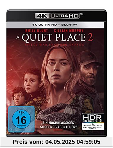 A Quiet Place 2 (4K Ultra HD) (+ Blu-ray 2D) von John Krasinski