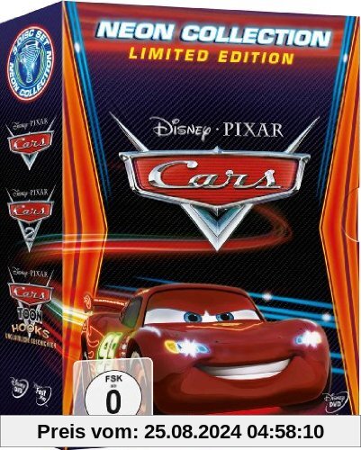 Cars/Cars 2/Hooks unglaubliche Geschichten - Neon Collection [Limited Edition] [3 DVDs] von John Lasseter