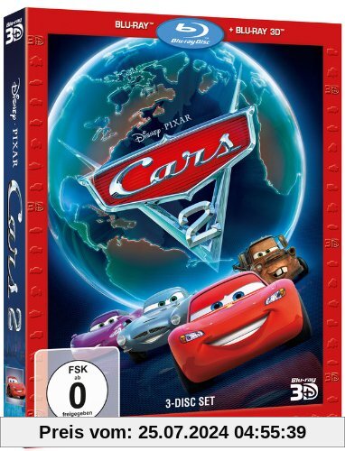 Cars 2 (+ Blu-ray 3D) [Blu-ray] von John Lasseter