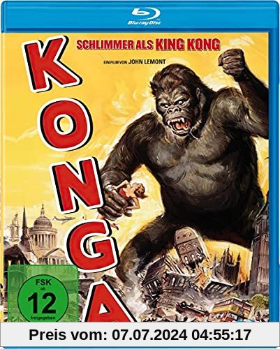 KONGA - Kinofassung (in HD neu abgetastet) [Blu-ray] von John Lemont