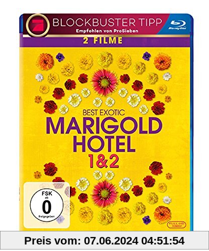 Best Exotic Marigold Hotel 1+2 [Blu-ray] von John Madden