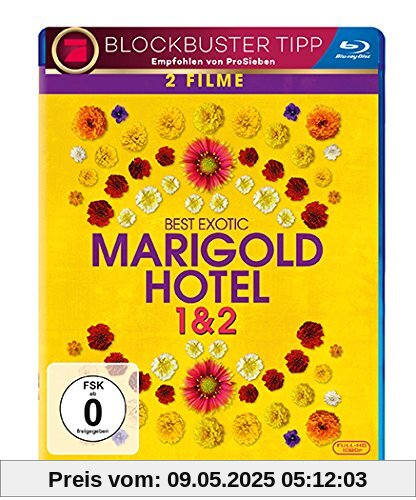 Best Exotic Marigold Hotel 1+2 [Blu-ray] von John Madden