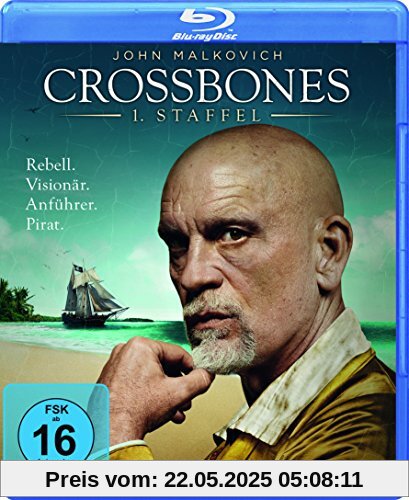 Crossbones - Die komplette 1. Staffel [Blu-ray] von John Malkovich