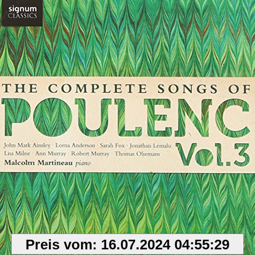 Poulenc: Die Lieder Vol.3 von John Mark Ainsley