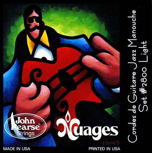 John 2800L Pearse Gitarrensaiten Nuages (Light) von John Pearse