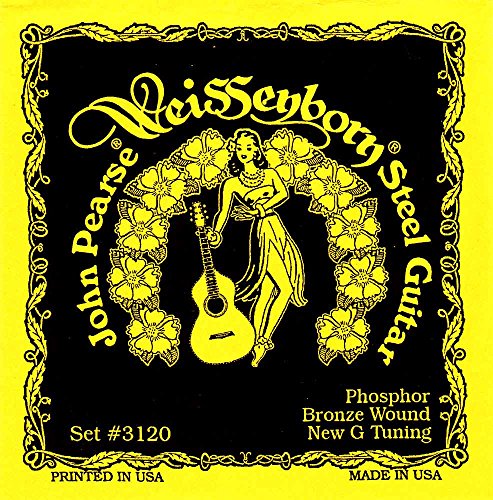 John Pearse JP Weissenborn Gitarrensaiten, G-Tuning, Set (3120) von John Pearse