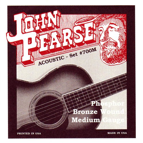 John Pearse Saitensatz für Akustikgitarren Medium Phosphorbronze John Pearse Saitensatz für Akustikgitarren Medium Phosphorbronze von John Pearse