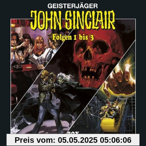 Box 1 Folge 1-3: Im Nachtclub der Vampire / Die Totenkopf-Insel / Achterbahn ins Jenseits Box 1 Folge 1-3: Im Nachtclub der Vampire / Die Totenkopf-Insel / Achterbahn ins Jenseits von John Sinclair