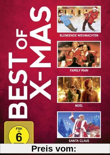 Best of X-MAS: Blendende Weihnachten / Family Man / Noel / Santa Claus [4 DVDs] von John Whitesell