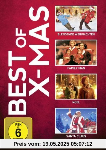 Best of X-MAS: Blendende Weihnachten / Family Man / Noel / Santa Claus [4 DVDs] von John Whitesell