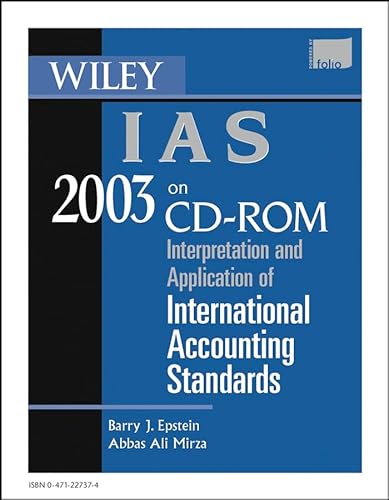 Wiley IAS 2003 CD-ROM: Interpretation and Application of International Accounting Standards Wiley IAS 2003 CD-ROM: Interpretation and Application of International Accounting Standards von John Wiley & Sons Inc