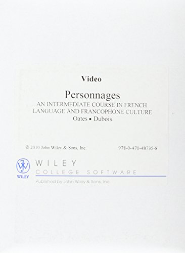 Personnages: An Intermediate Course in French Language and Francophone Culture (Cengage Acquisition) von Wiley