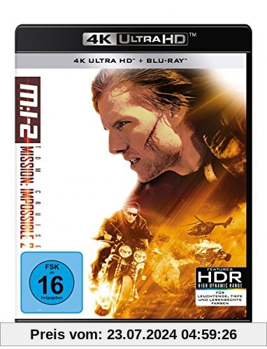 Mission: Impossible 2 - M:i-2  (4K Ulta HD) (+ Blu-ray 2D) von John Woo