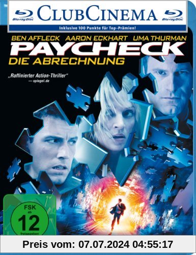 Paycheck - Die Abrechnung [Blu-ray] von John Woo