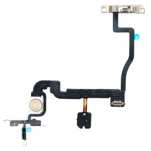 Johncase Neuer OEM-Power-Tasten-Kontrollschalter Ein/Aus + Blitzlicht + Mikrofon-Flexkabel mit Halterung, Ersatzteile, kompatibel mit iPhone 11 Pro Max 6,5 Zoll (alle Anbieter) von Johncase