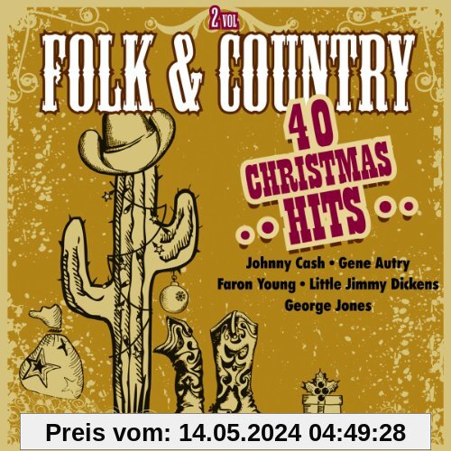 Folk & Country - 40 Christmas Hits, Vol. 2 von Johnny Cash