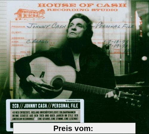 Personal File von Johnny Cash