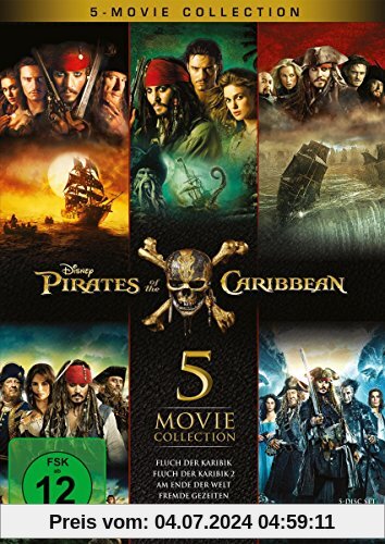 Pirates of the Caribbean 5-Movie Collection [5 DVDs] von Johnny Depp
