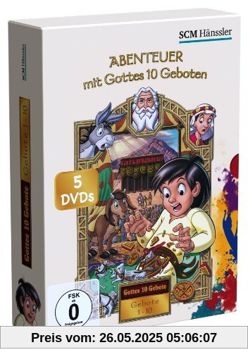 Abenteuer mit Gottes 10 Geboten [5 DVDs] von Johnson, Ken C.