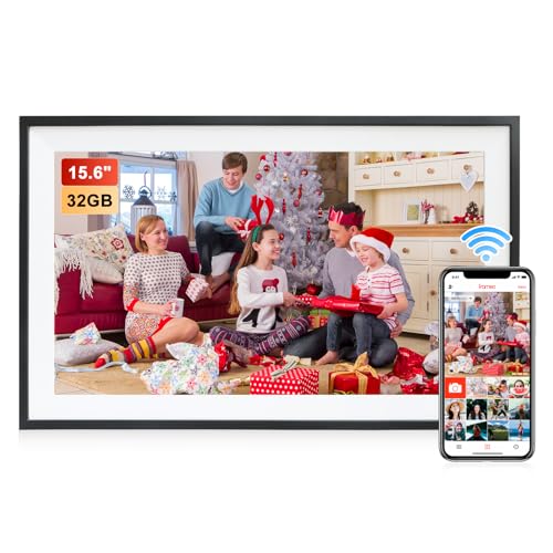 Frameo Digitaler Bilderrahmen 15,6 Zoll WiFi,1920x1080 FHD IPS Touchscreen Smart Fotorahmen,Elektronischer Fotorahmen Groß mit 32GB,Automatische Drehung,Teilen von Bildern, Videos,Wandmontage Möglich Frameo Digitaler Bilderrahmen 15,6 Zoll WiFi,1920x1080 FHD IPS Touchscreen Smart Fotorahmen,Elektronischer Fotorahmen Groß mit 32GB,Automatische Drehung,Teilen von Bildern, Videos,Wandmontage Möglich von Johnziny