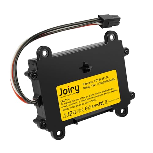 Joiry 18V 3000mAH Li-ion Akku kompatibel mit Bosch Indego 350, 400, M 700, M+ 700, S+ 350, S+ 400 Rasenroboter Rasenmäher von Joiry