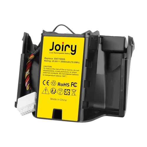 Joiry 25.6V 3000mAh Li-ion Akku für Robomow RC302, RC304, RC304u, RC306, RC308, RC308u, RC312, RC312u, Ersetzt BAT7000B, MRK7005A Rasenmäher von Joiry