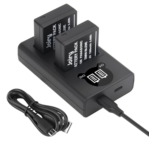 Joiry 2X DMW-BLE9 DMW-BLG10 Akku und USB Dual Ladegerät für Panasonic Lumix DC-GX9 DMC-GF6 GF5 GX7 LX100 GF3 GX80 GX85 ZS60 TZ80 TZ95 ZS100 TZ100 DC-G100 TZ90 ZS70 Joiry 2X DMW-BLE9 DMW-BLG10 Akku und USB Dual Ladegerät für Panasonic Lumix DC-GX9 DMC-GF6 GF5 GX7 LX100 GF3 GX80 GX85 ZS60 TZ80 TZ95 ZS100 TZ100 DC-G100 TZ90 ZS70 von Joiry