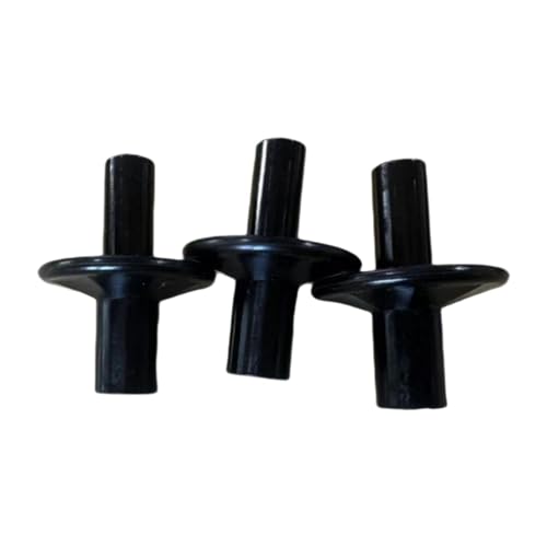 3 x Beckenhülsen Drum Sleeve Doppelkopf Tragbares Musikzubehör Stabile Beckenstütze für Drum Percussion Zubehör von Jojomis