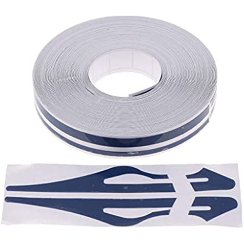Jojomis 1/12 Zoll Nadelstreifenband – Karosserie DIY Vinyl Aufkleber Auto Pinstriping Tape – Blau Jojomis 1/12 Zoll Nadelstreifenband – Karosserie DIY Vinyl Aufkleber Auto Pinstriping Tape – Blau von Jojomis